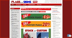 Desktop Screenshot of flagsandsigns.com